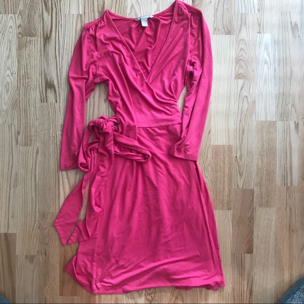 Banana Republic jersey wrap dress